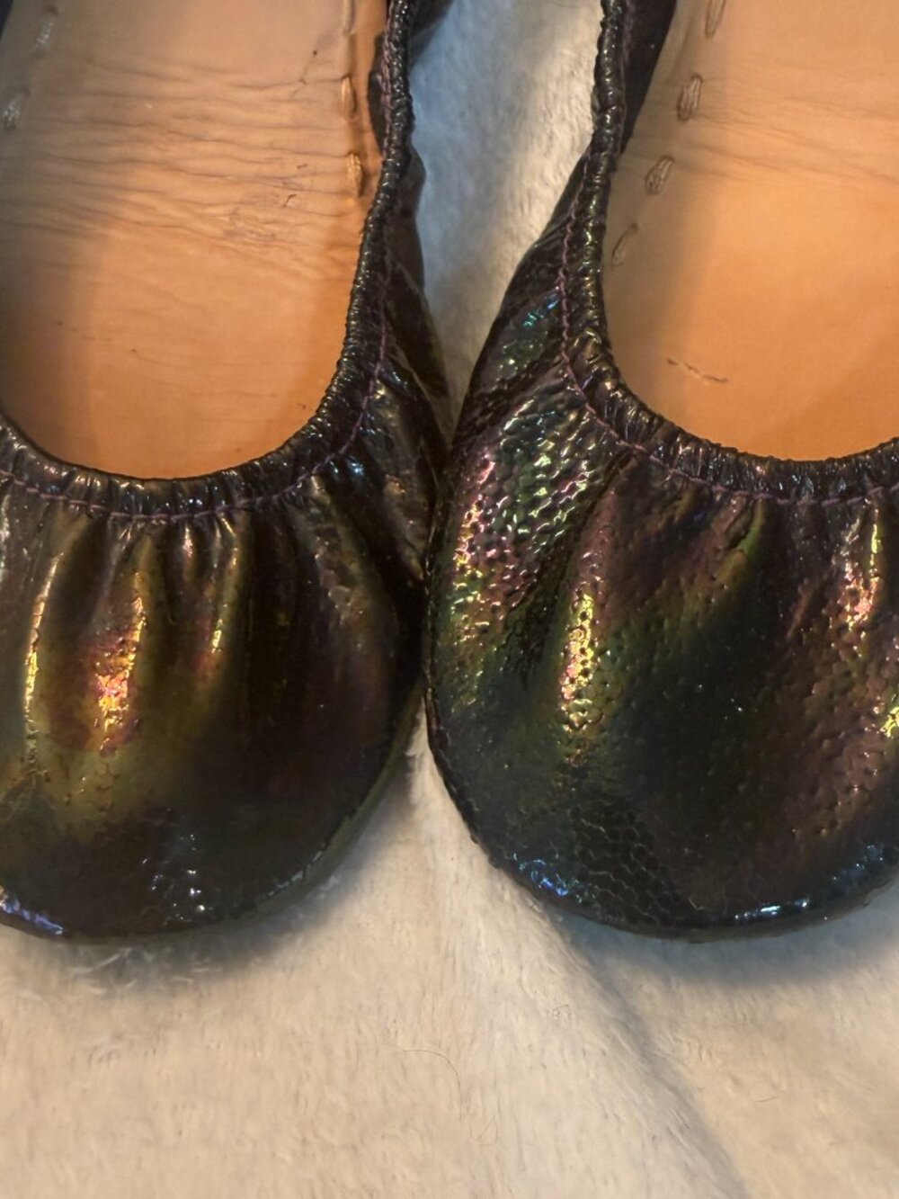 Arabian Nights Tieks size 8 with Box, Pouch/Bag and LE VD Crystal Heart Topper - Picture 11 of 17